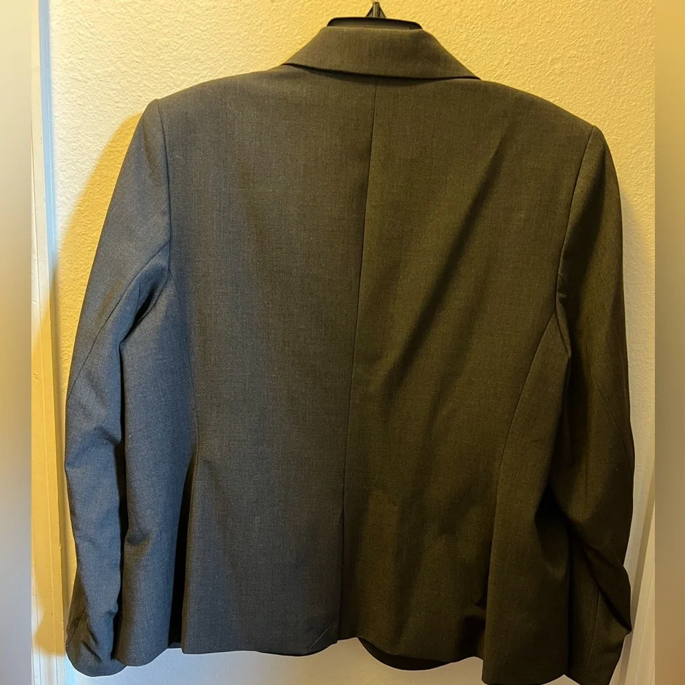 Calvin Klein Women's Charcoal Blazer. NWOT - Picture 3 of 3